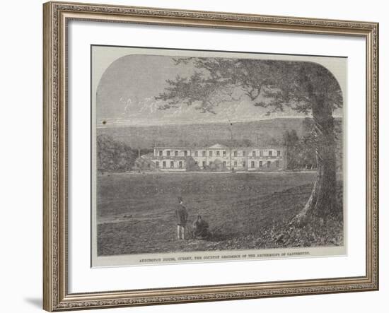 Addington House, Surrey, the Country Residence of the Archbishops of Canterbury-null-Framed Giclee Print