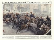 Display by the 18th Hussars at the International Horse Show at Olympia, London, 1914-Addison Thomas Millar-Giclee Print