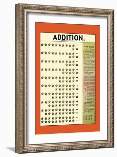 Addition-null-Framed Art Print