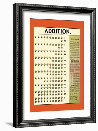 Addition-null-Framed Art Print