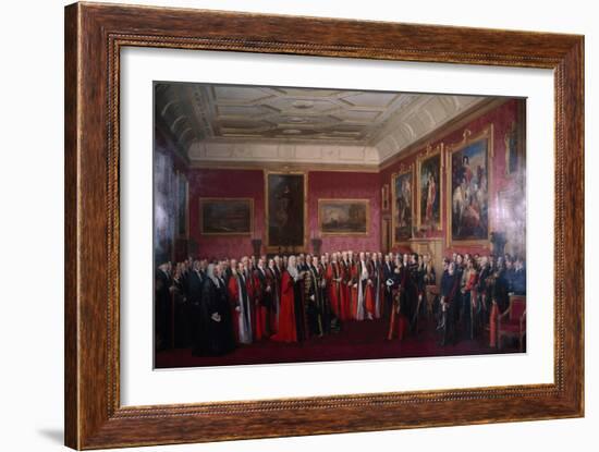 Address of Congratulations to Louis-Philippe, 1844-Jean Alaux-Framed Giclee Print