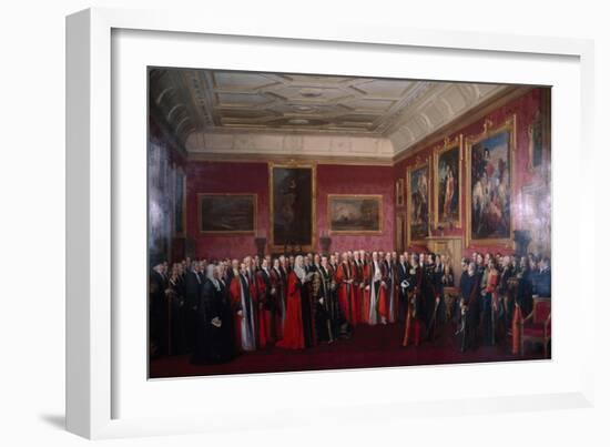 Address of Congratulations to Louis-Philippe, 1844-Jean Alaux-Framed Giclee Print