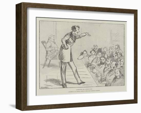 Addressing His Constituents-Randolph Caldecott-Framed Giclee Print