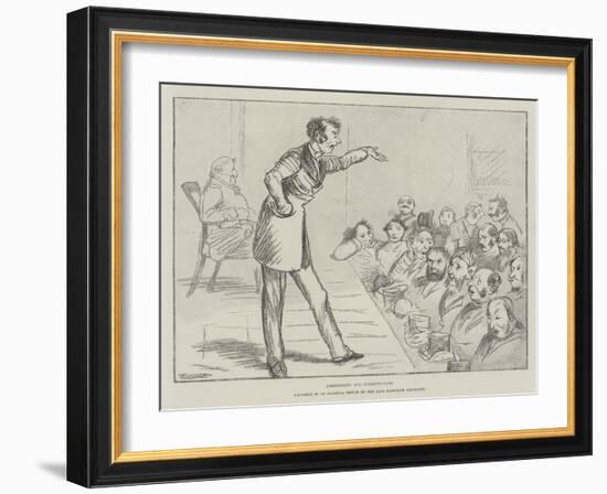 Addressing His Constituents-Randolph Caldecott-Framed Giclee Print