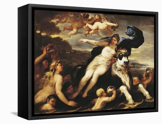 Adduction of Europa-Luca Giordano-Framed Premier Image Canvas