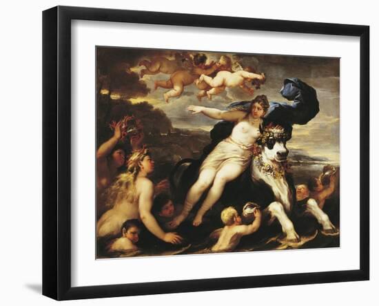 Adduction of Europa-Luca Giordano-Framed Giclee Print