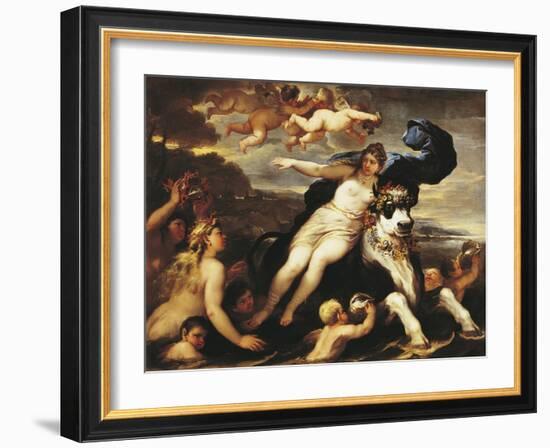 Adduction of Europa-Luca Giordano-Framed Giclee Print