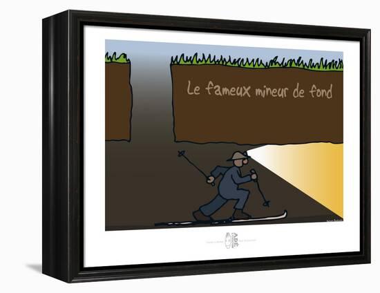 Adé l'chicon - Mineurs de fond-Sylvain Bichicchi-Framed Stretched Canvas