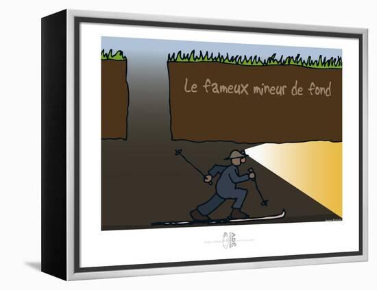 Adé l'chicon - Mineurs de fond-Sylvain Bichicchi-Framed Stretched Canvas