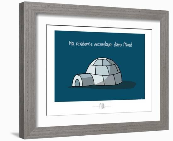 Adé l'chicon - Résidence secondaire dans le nord-Sylvain Bichicchi-Framed Art Print