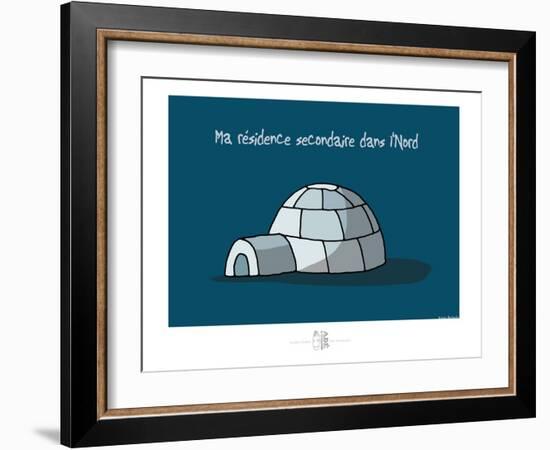 Adé l'chicon - Résidence secondaire dans le nord-Sylvain Bichicchi-Framed Art Print