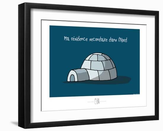 Adé l'chicon - Résidence secondaire dans le nord-Sylvain Bichicchi-Framed Art Print