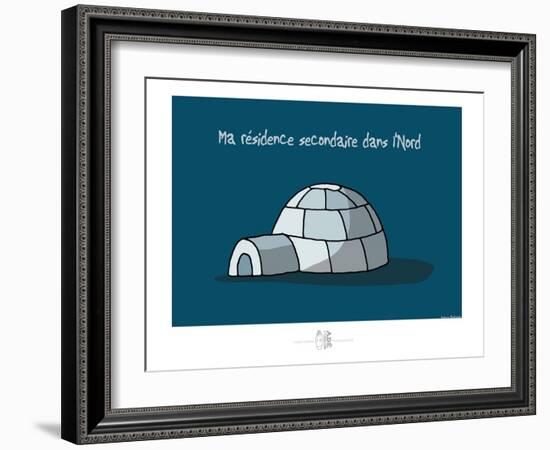 Adé l'chicon - Résidence secondaire dans le nord-Sylvain Bichicchi-Framed Art Print