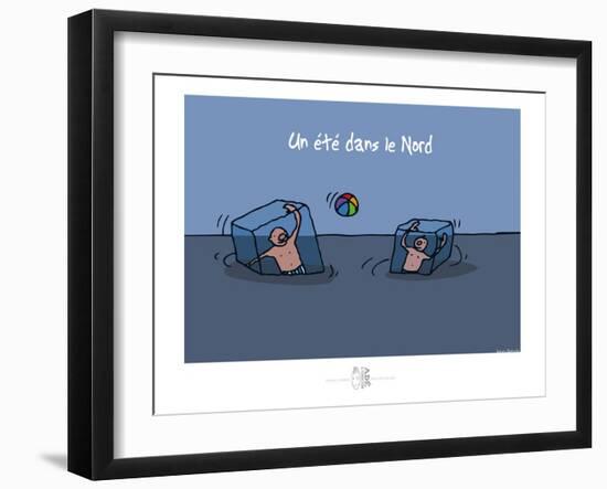 Adé l'chicon - Un été dans le Nord-Sylvain Bichicchi-Framed Art Print