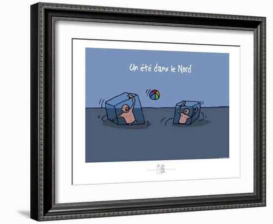 Adé l'chicon - Un été dans le Nord-Sylvain Bichicchi-Framed Art Print