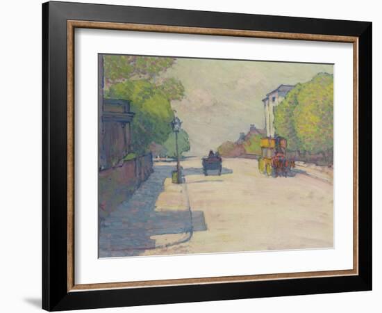 Adelaide Road in Sunlight, 1910-Robert Polhill Bevan-Framed Giclee Print