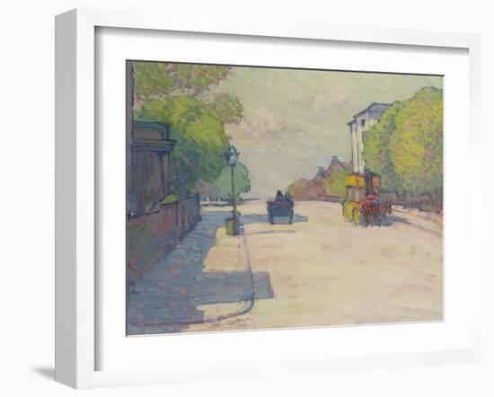 Adelaide Road in Sunlight, 1910-Robert Polhill Bevan-Framed Giclee Print