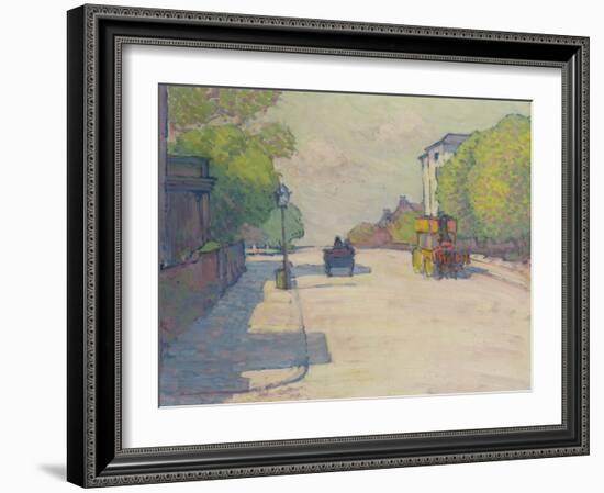 Adelaide Road in Sunlight, 1910-Robert Polhill Bevan-Framed Giclee Print