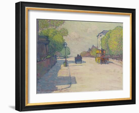 Adelaide Road in Sunlight, 1910-Robert Polhill Bevan-Framed Giclee Print