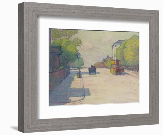 Adelaide Road in Sunlight, 1910-Robert Polhill Bevan-Framed Giclee Print