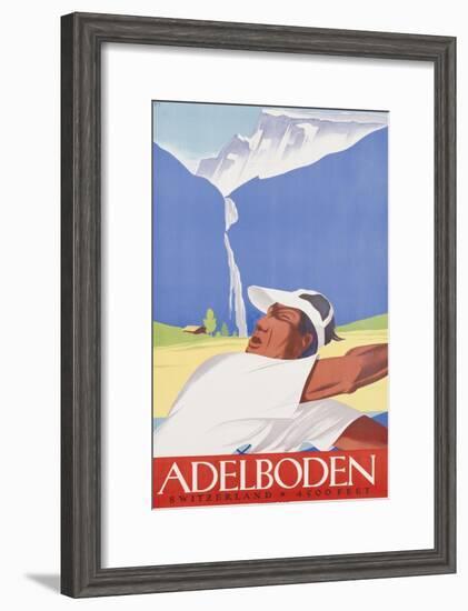 Adelboden, Circa 1940-null-Framed Giclee Print