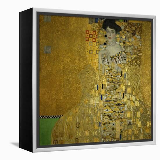 Adele Bloch-Bauer I, 1907 Oil, silver, and gold on canvas 55 1/8 x 55 1/8 in. (140 x 140 cm)-Gustav Klimt-Framed Premier Image Canvas