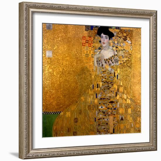 Adele Bloch-Bauer I, 1907-Gustav Klimt-Framed Giclee Print