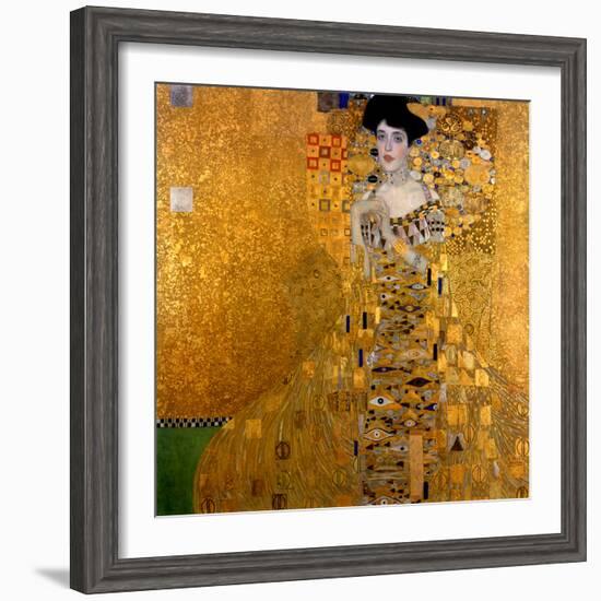 Adele Bloch-Bauer I, 1907-Gustav Klimt-Framed Giclee Print