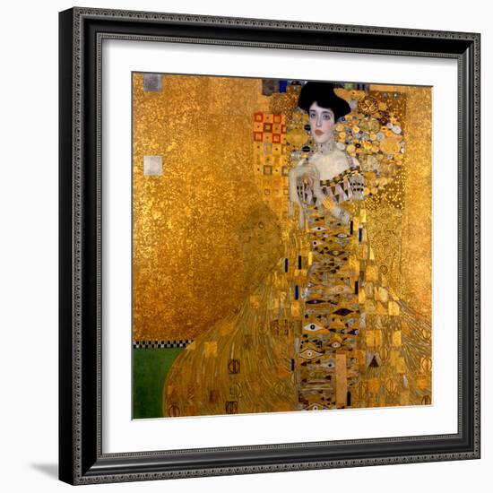 Adele Bloch-Bauer I, 1907-Gustav Klimt-Framed Giclee Print