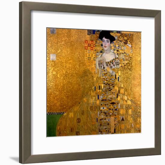 Adele Bloch-Bauer I, 1907-Gustav Klimt-Framed Giclee Print