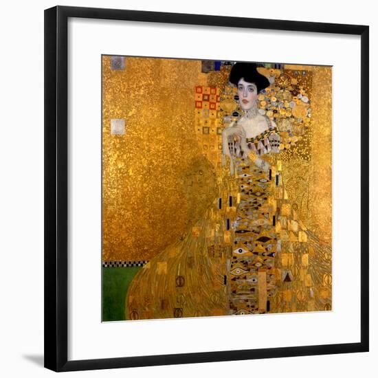 Adele Bloch-Bauer I, 1907-Gustav Klimt-Framed Giclee Print