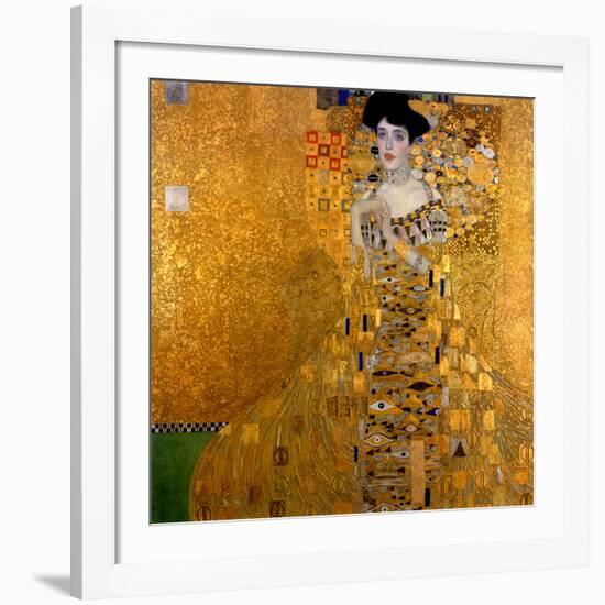 Adele Bloch-Bauer I, 1907-Gustav Klimt-Framed Giclee Print