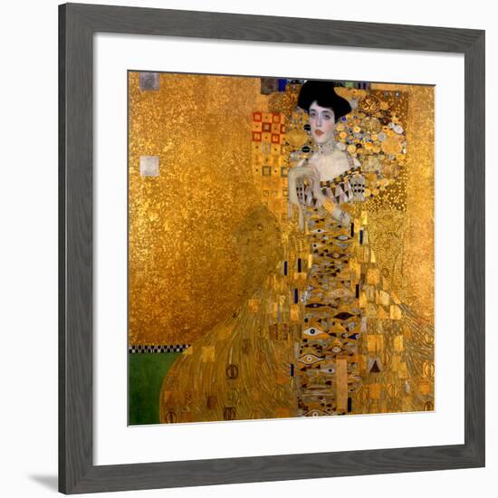 Adele Bloch-Bauer I, 1907-Gustav Klimt-Framed Giclee Print