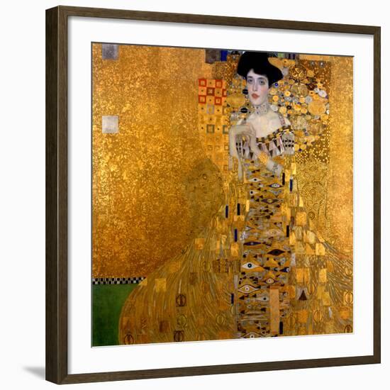 Adele Bloch-Bauer I, 1907-Gustav Klimt-Framed Giclee Print