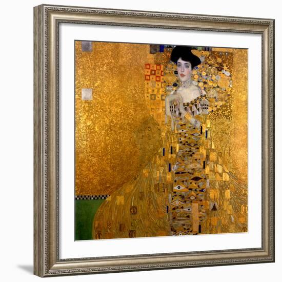 Adele Bloch-Bauer I, 1907-Gustav Klimt-Framed Giclee Print