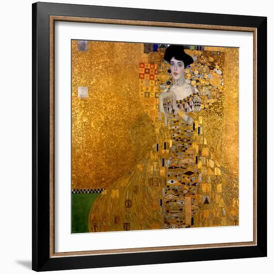 Adele Bloch-Bauer I, 1907-Gustav Klimt-Framed Giclee Print