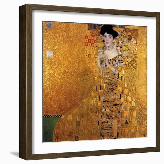 Adele Bloch-Bauer I-Gustav Klimt-Framed Giclee Print