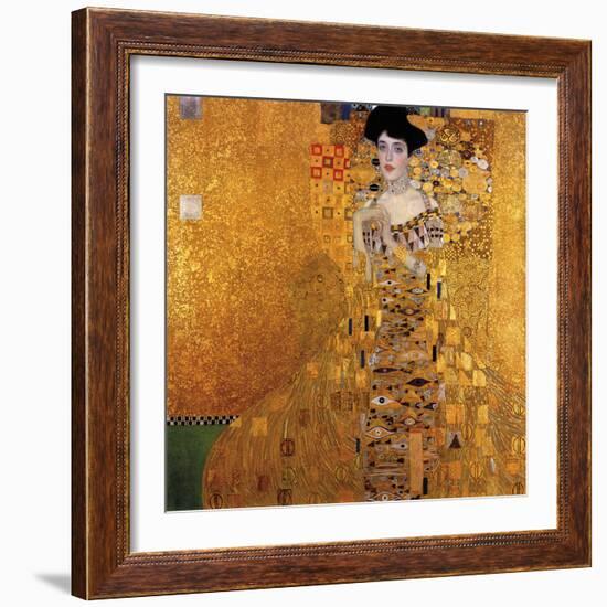 Adele Bloch-Bauer I-Gustav Klimt-Framed Giclee Print