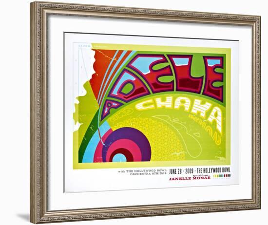 Adele & Chaka Khan 2009-Kii Arens-Framed Art Print