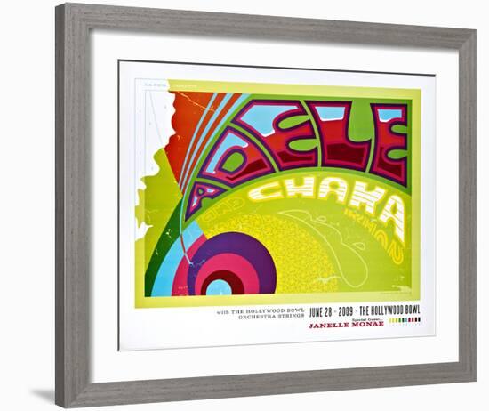 Adele & Chaka Khan 2009-Kii Arens-Framed Art Print