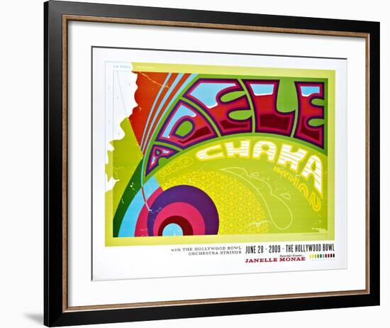 Adele & Chaka Khan 2009-Kii Arens-Framed Art Print