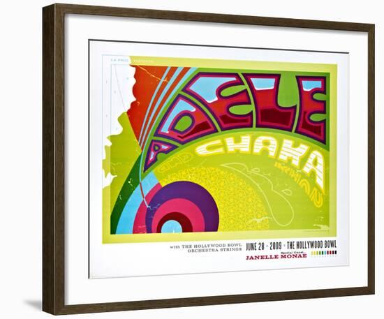 Adele & Chaka Khan 2009-Kii Arens-Framed Art Print