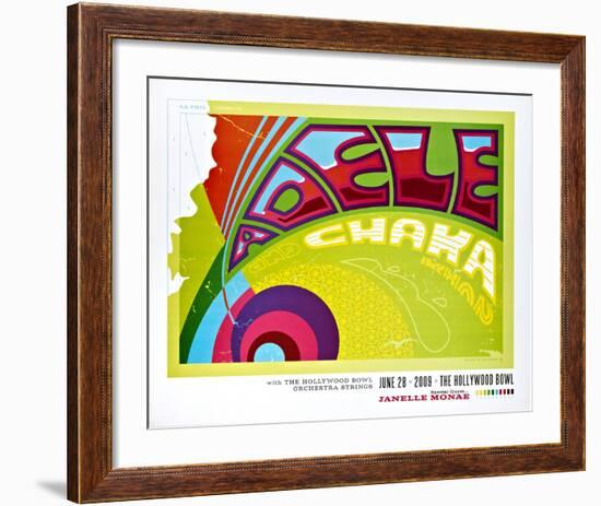 Adele & Chaka Khan 2009-Kii Arens-Framed Art Print