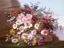 Still Life of Flowers in a Basket, 1852-Adelheid Dietrich-Mounted Giclee Print