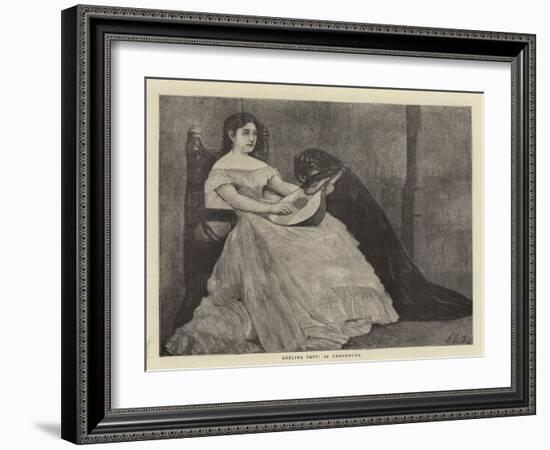 Adelina Patti as Desdemona-Sir James Dromgole Linton-Framed Giclee Print