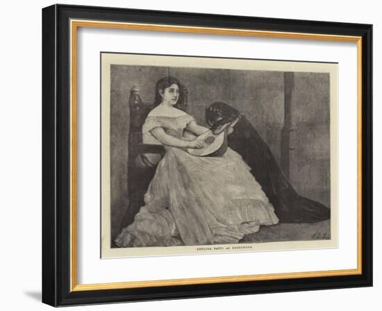 Adelina Patti as Desdemona-Sir James Dromgole Linton-Framed Giclee Print