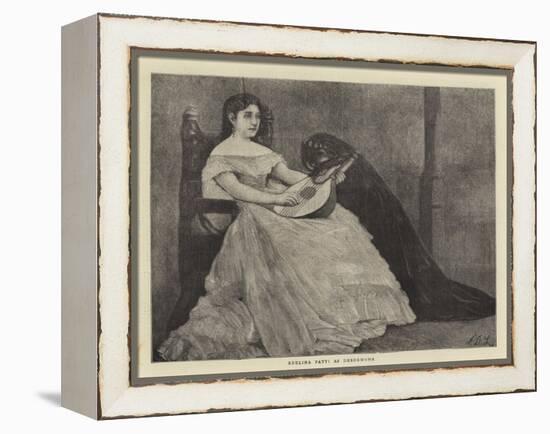 Adelina Patti as Desdemona-Sir James Dromgole Linton-Framed Premier Image Canvas