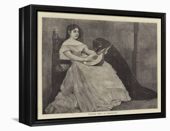 Adelina Patti as Desdemona-Sir James Dromgole Linton-Framed Premier Image Canvas