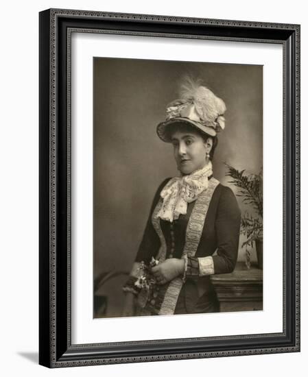 Adelina Patti, Italian Opera Diva, 1882-null-Framed Photographic Print