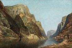 Calm Day on the Fjord, Norway-Adelsteen Normann-Giclee Print
